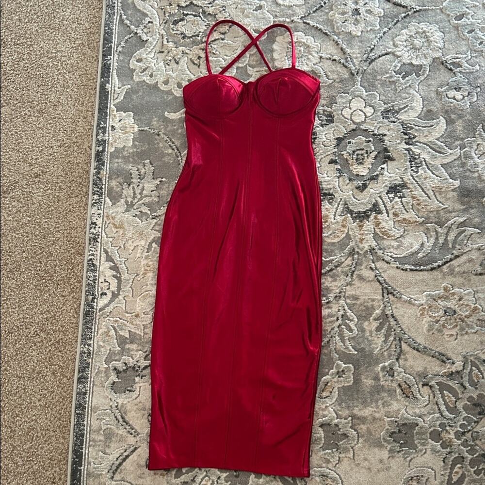 Red Bodycon Women's Dress